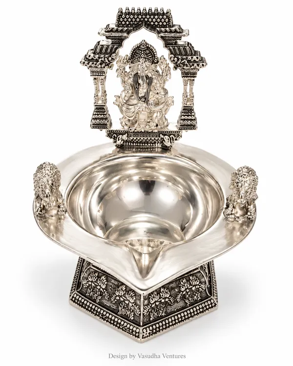 Silver_Tone_Traditional_Ganesha_Puja_Bowl