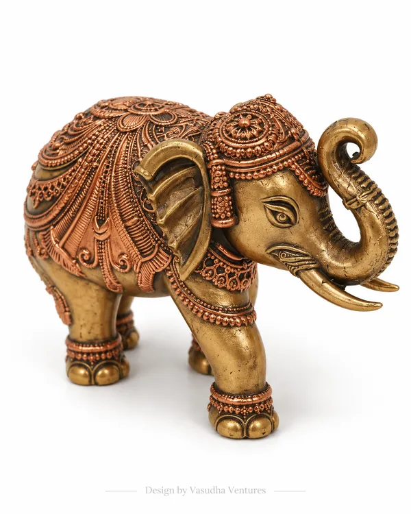 Metal_Traditional_Ornate_Elephant_Figurine