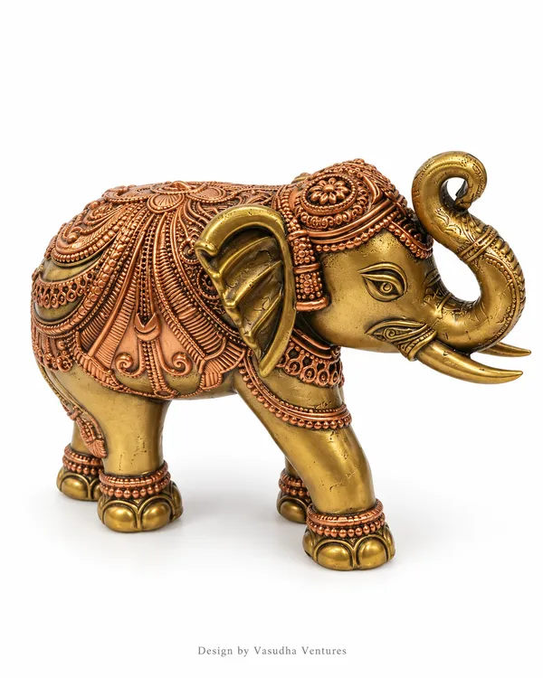 Metal_Traditional_Ornate_Elephant_Figurine