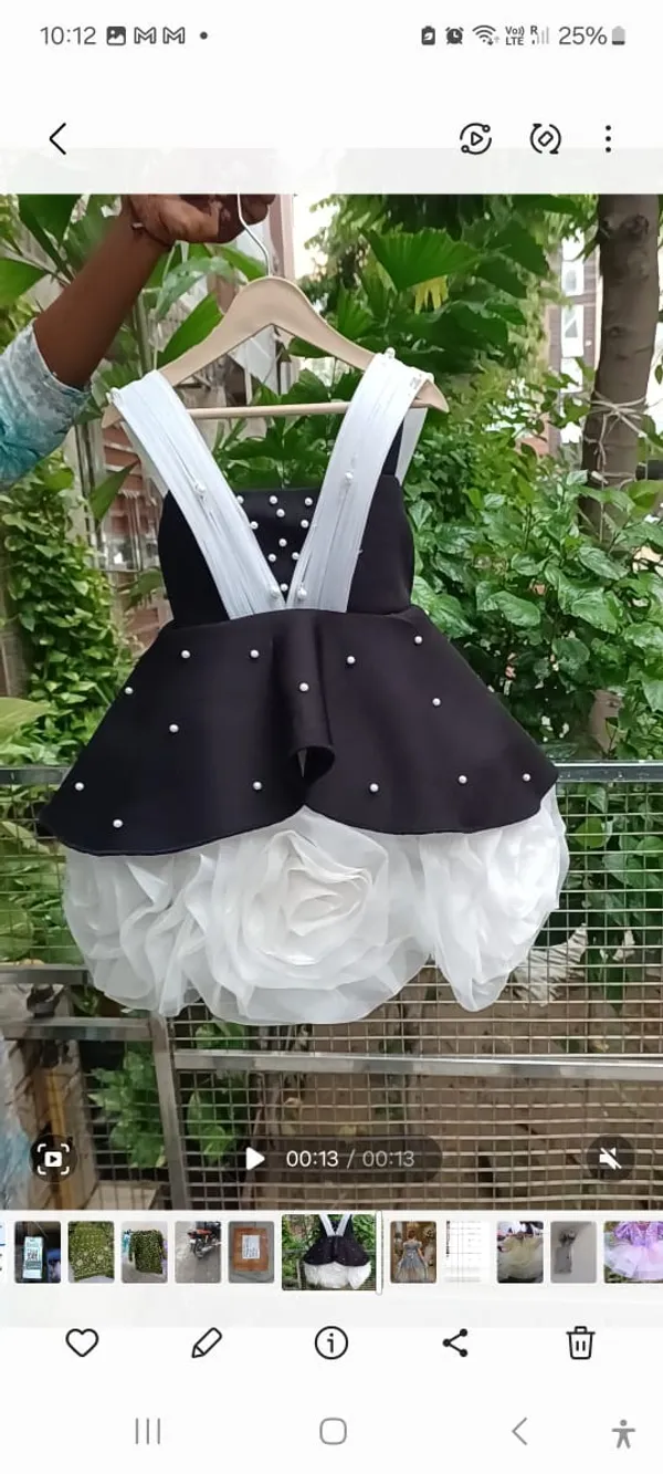 Black_And_White_Sleeveless_Party_Dress_for_Girls
