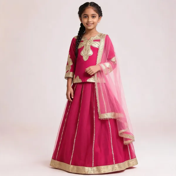 Pink_Ethnic_Lehenga_Choli_Set_for_Girls