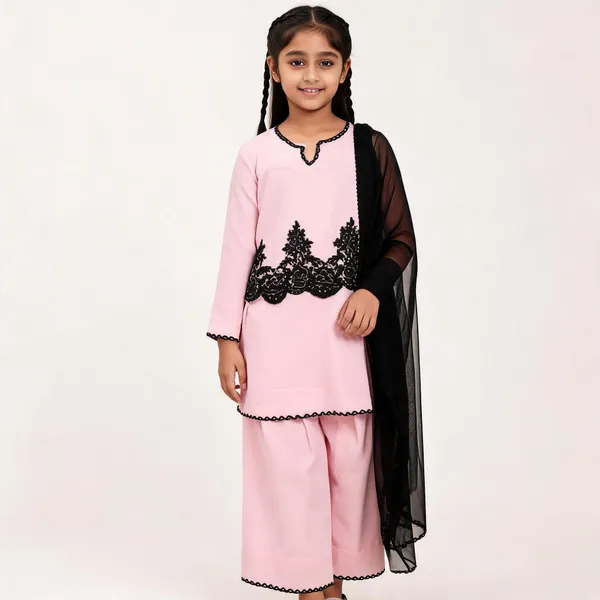 Pink_Lace_Detail_Ethnic_Kurta_Set_for_Girls