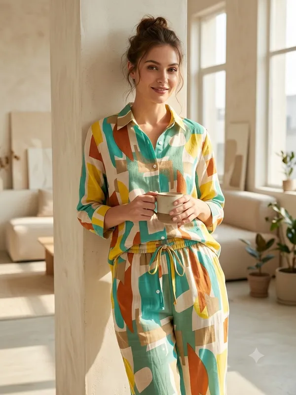 Multicolour_Cotton_Straight_Kurta_Set_For_Women