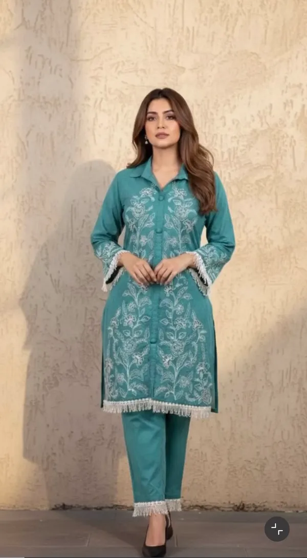 Blue_Cotton_Straight_Kurta_Set_For_Women