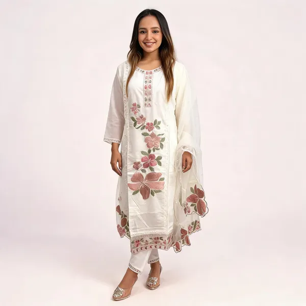 White_Cotton_Flex_Straight_Kurta_Set_For_Women