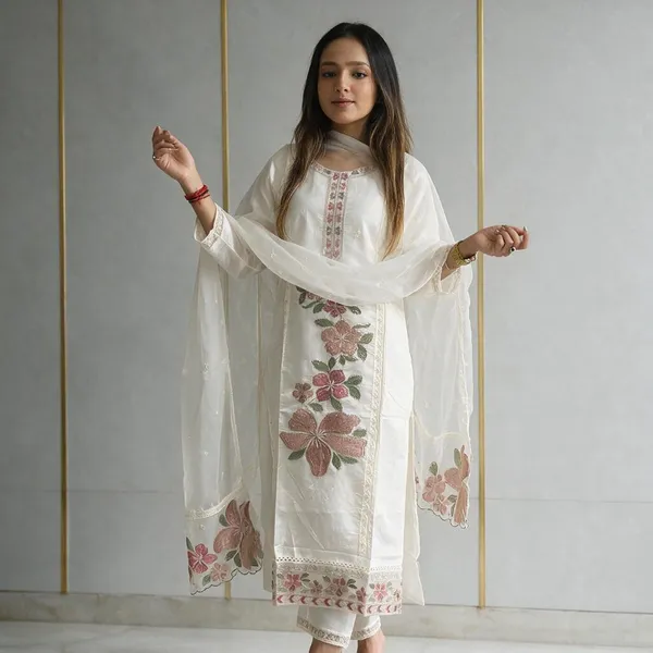 White_Cotton_Flex_Straight_Kurta_Set_For_Women