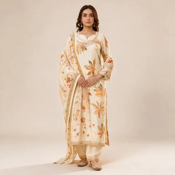 White_Mul_Chanderi_Ethnic_Suit_Set_For_Women