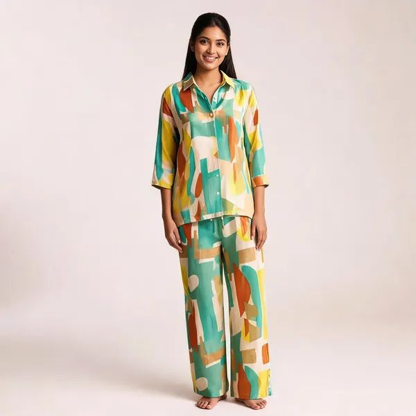 Multicolour_Cotton_Straight_Kurta_Set_For_Women