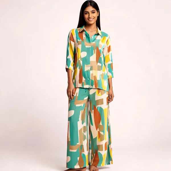 Multicolour_Cotton_Straight_Kurta_Set_For_Women