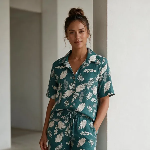 Blue_Cotton_Kurta_Pant_Co_Ord_Set_For_Women
