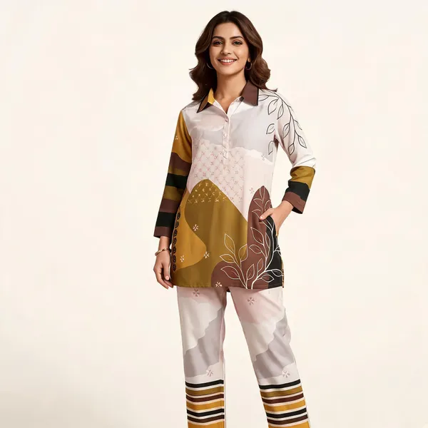 Multicolour_Cotton_Straight_Kurta_Set_For_Women