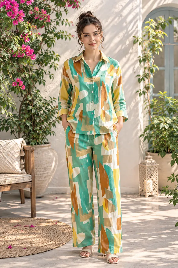 Multicolour_Cotton_Straight_Kurta_Set_For_Women