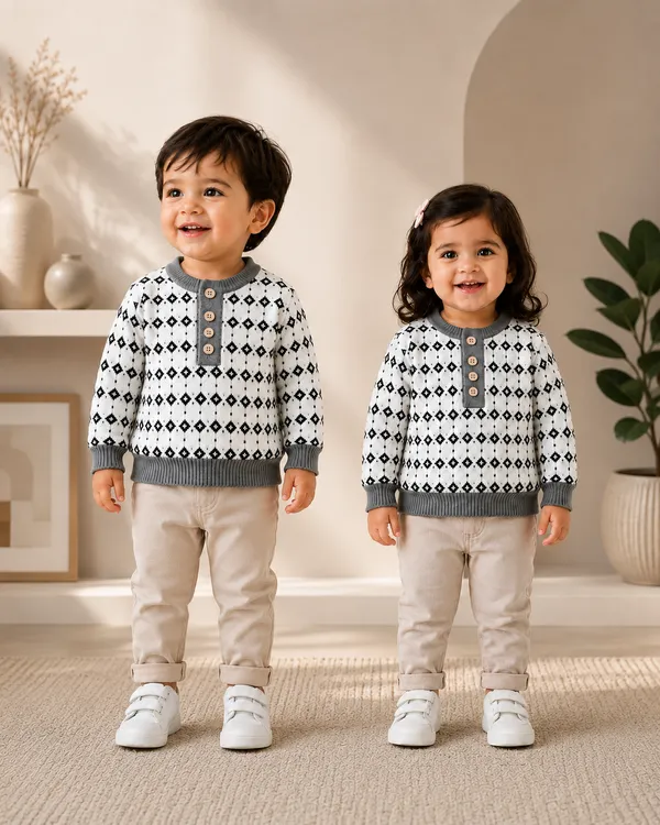 White_Knitted_Regular_Fit_Sweater_For_Boy_And_Girl_Pack_Of_2