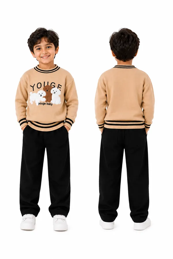 Beige_And_Black_Sweater_For_Boys