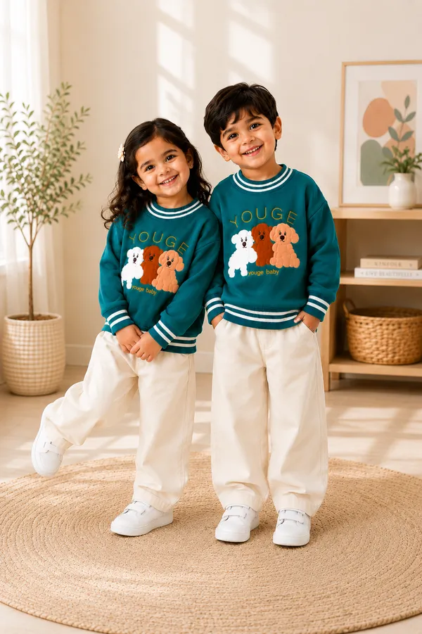 Teal_Graphic_Sweater_For_Boy_And_Girl_Pack_Of_2