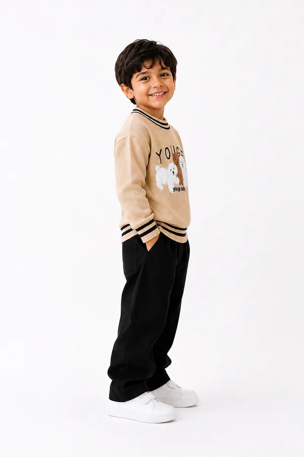 Beige_And_Black_Sweater_For_Boys