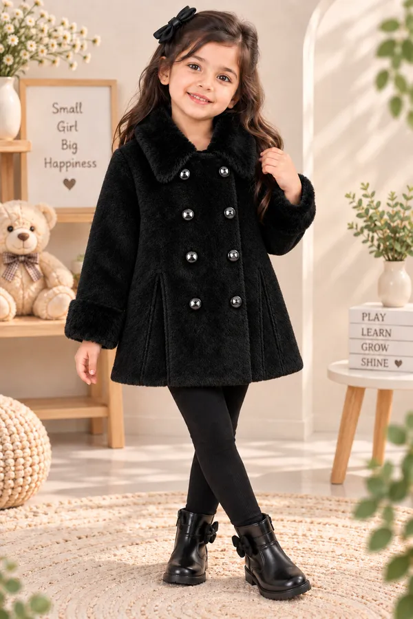 Black_Plush_Regular_Fit_Coat_For_Girls