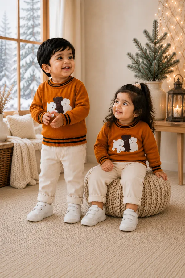 Orange_Printed_Sweater_For_Boy_And_Girl_Pack_Of_2