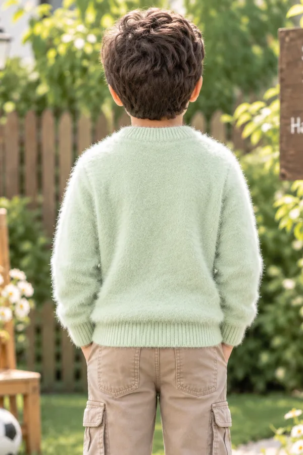 Mint_Green_Knitted_Regular_Fit_Sweater_For_Boys
