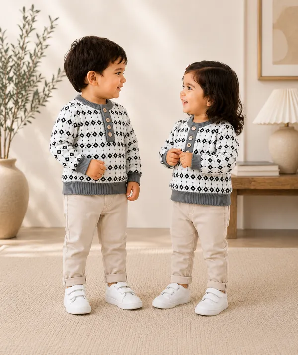 White_Knitted_Regular_Fit_Sweater_For_Boy_And_Girl_Pack_Of_2