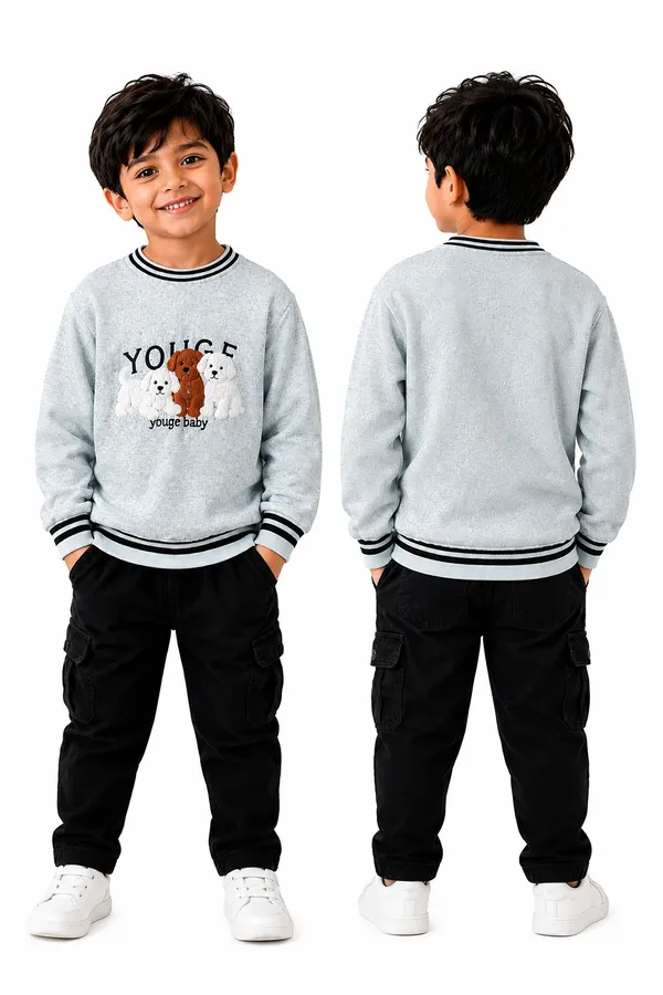 Grey_Casual_Sweater_For_Boys