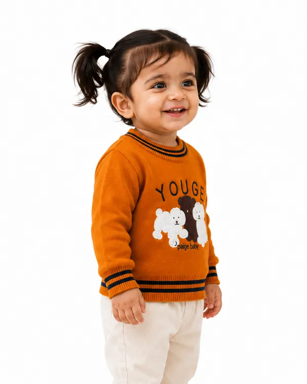 Orange_Graphic_Sweater_For_Girls