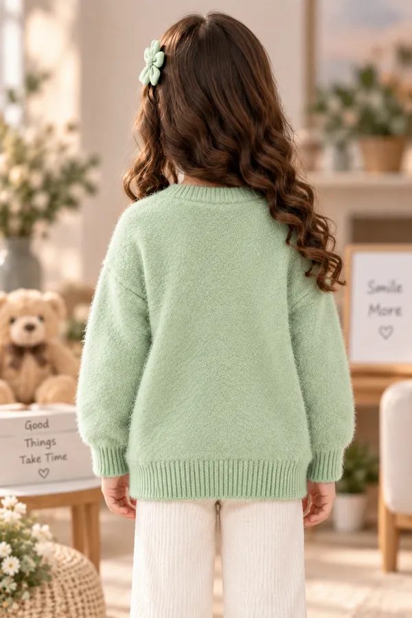 Mint_Green_Knit_Relaxed_Fit_Sweater_For_Girls