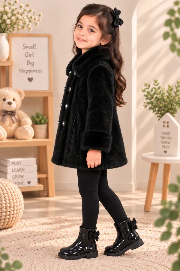 Black_Plush_Regular_Fit_Coat_For_Girls