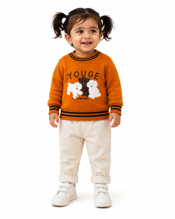 Orange_Graphic_Sweater_For_Girls