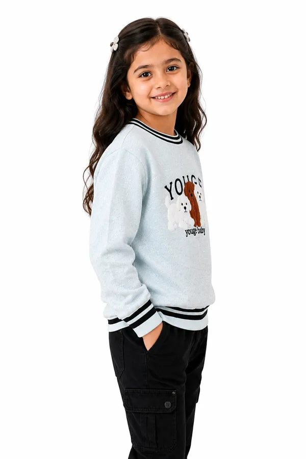 Light_Blue_Printed_Sweater_For_Girls