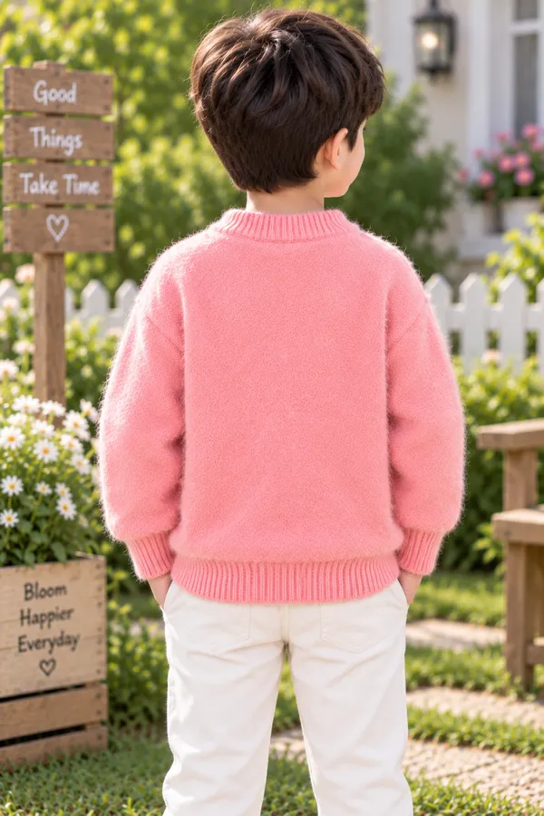 Pink_Knit_Regular_Fit_Sweater_For_Boys