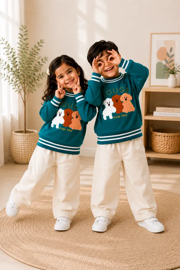 Teal_Graphic_Sweater_For_Boy_And_Girl_Pack_Of_2