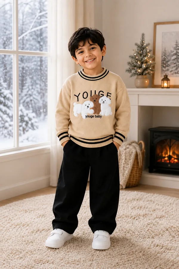 Beige_And_Black_Sweater_For_Boys