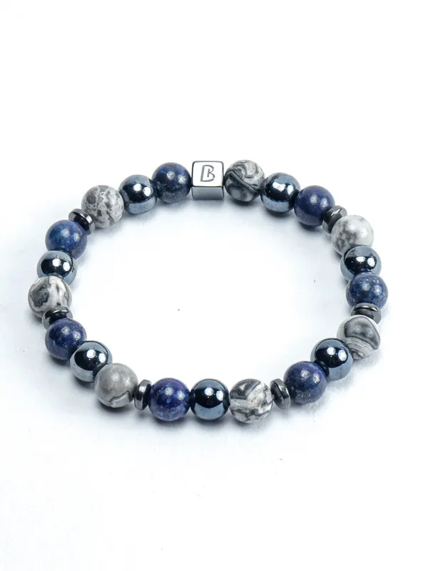 Grey_Blue_Lapis_Lazuli_Grey_Jasper_Natural_Stone_Bracelet_For_Unisex