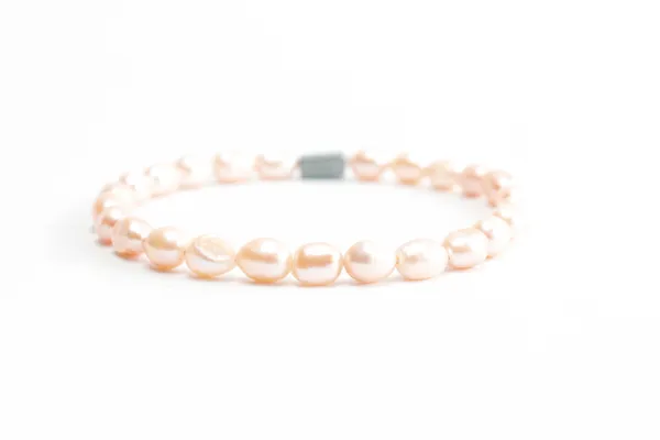 Peach_Sea_Pearl_Clasp_Bracelet_For_Unisex