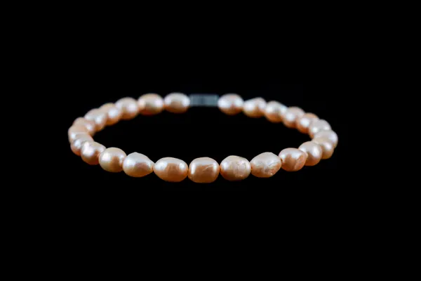 Peach_Sea_Pearl_Clasp_Bracelet_For_Unisex