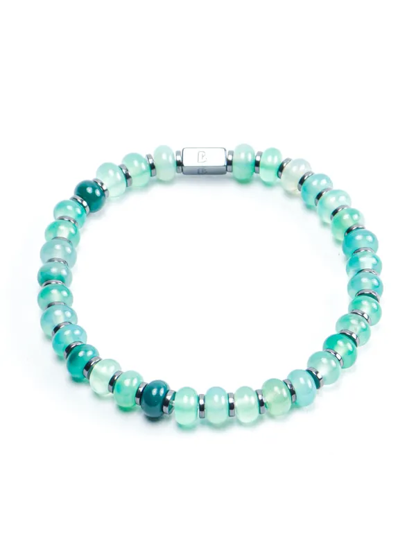Green_Natural_Jade_Donut_Bead_Slip-On_Bracelet_For_Unisex