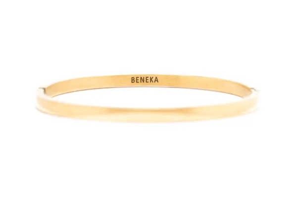 Gold_Brass_Sculpted_Curve_Snap-Lock_Bangle_For_Unisex