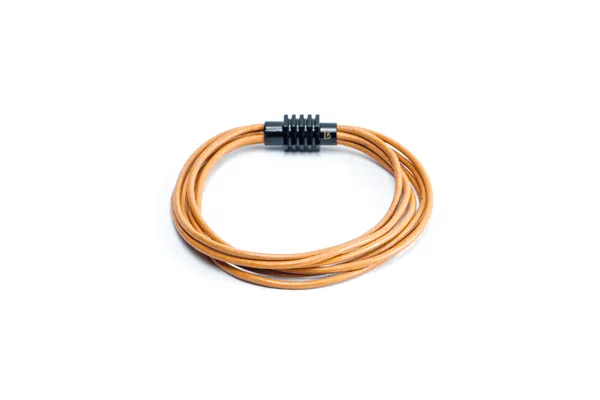 Brown_Neo_Orange_Leather_Bracelet_For_Unisex