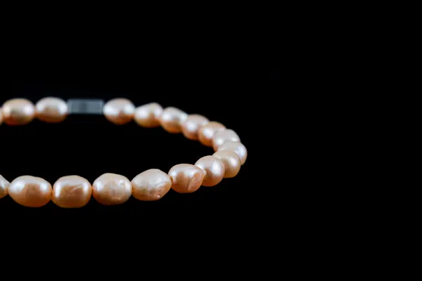 Peach_Sea_Pearl_Clasp_Bracelet_For_Unisex