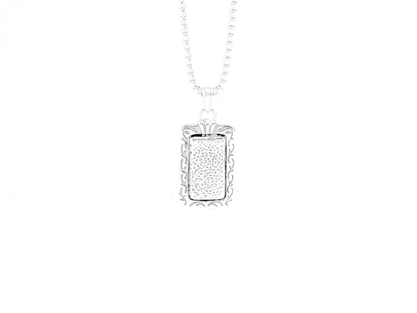 Black_Stainless_Steel_Engraved_Medallion_Box_Chain_Necklace_For_Unisex