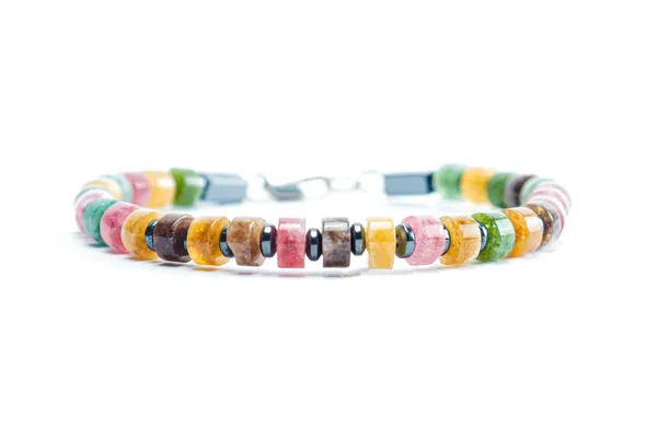 Multicolour_Santa_Maria_Rainbow_Natural_Stone_Bracelet_For_Unisex