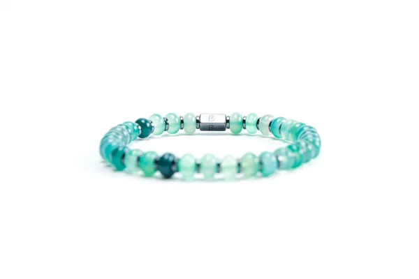 Green_Natural_Jade_Donut_Bead_Slip-On_Bracelet_For_Unisex