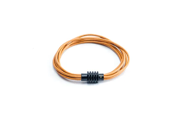 Brown_Neo_Orange_Leather_Bracelet_For_Unisex