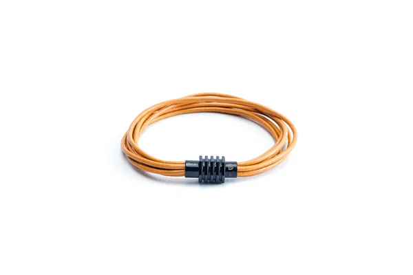 Brown_Neo_Orange_Leather_Bracelet_For_Unisex