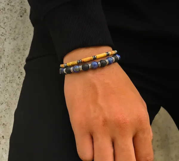 Tube_Shaped_Landscape_Jasper_Natural_Stone_Bracelet_For_Unisex
