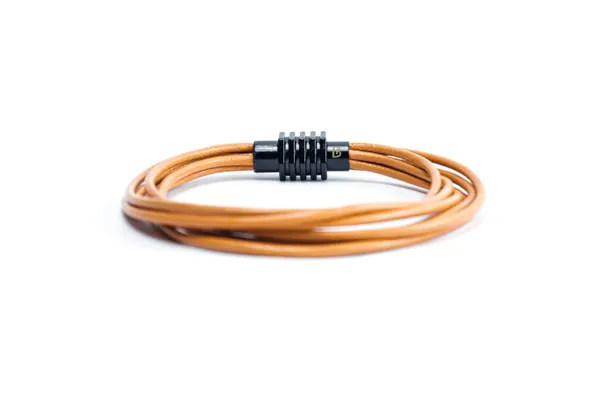 Brown_Neo_Orange_Leather_Bracelet_For_Unisex