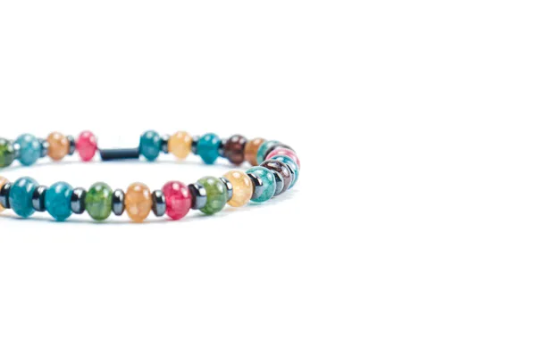 Multicolor_Natural_Agate_Stone_Beaded_Bracelet_For_Unisex