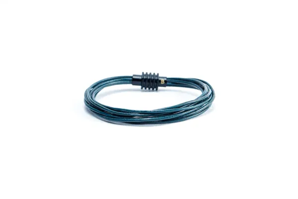 Teal_Leather_Magnetic_Clasp_Bracelet_For_Unisex