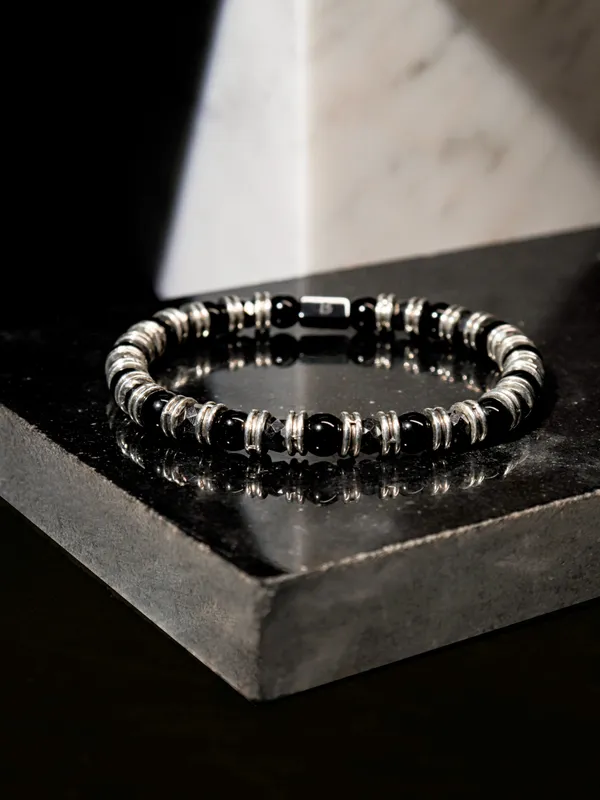 Black_Onyx_Natural_Stone_Beaded_Bracelet_For_Unisex